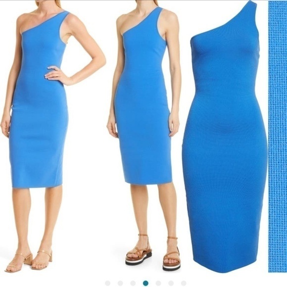 A.L.C. Colby One-Shoulder Sheath Dress - Picture 3 of 3